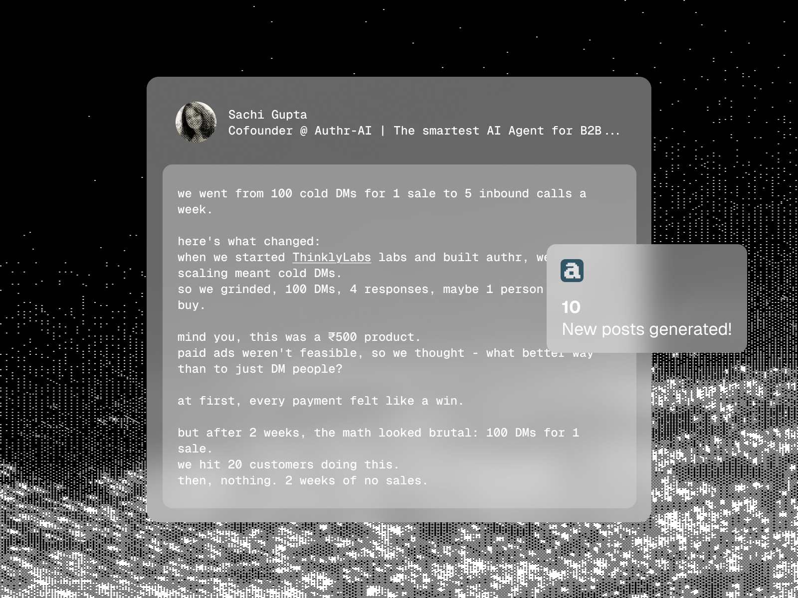 Generate insight-led content